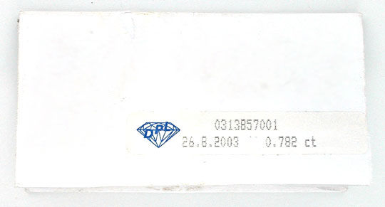 Foto 1 - Diamant Zertifikat DPL 0,78ct River E VS1, D5424