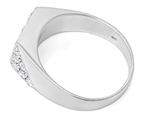 Foto 3 - Brillant-Diamant-Ring Weißgold 15 Diamanten, S6924